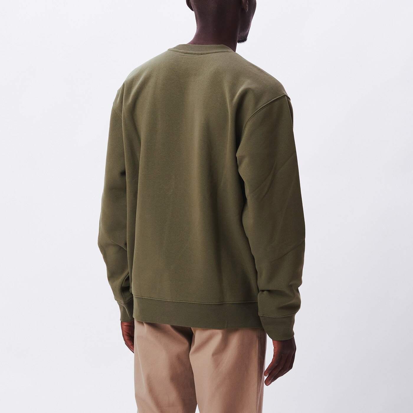 OBEY Mini box logo crewneck specialty fleece (Thyme)