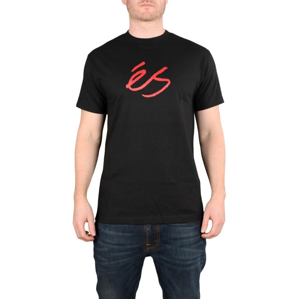 ES Script tee Black