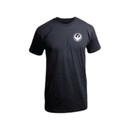 Dragon Icon Chest T-Shirt (Black)