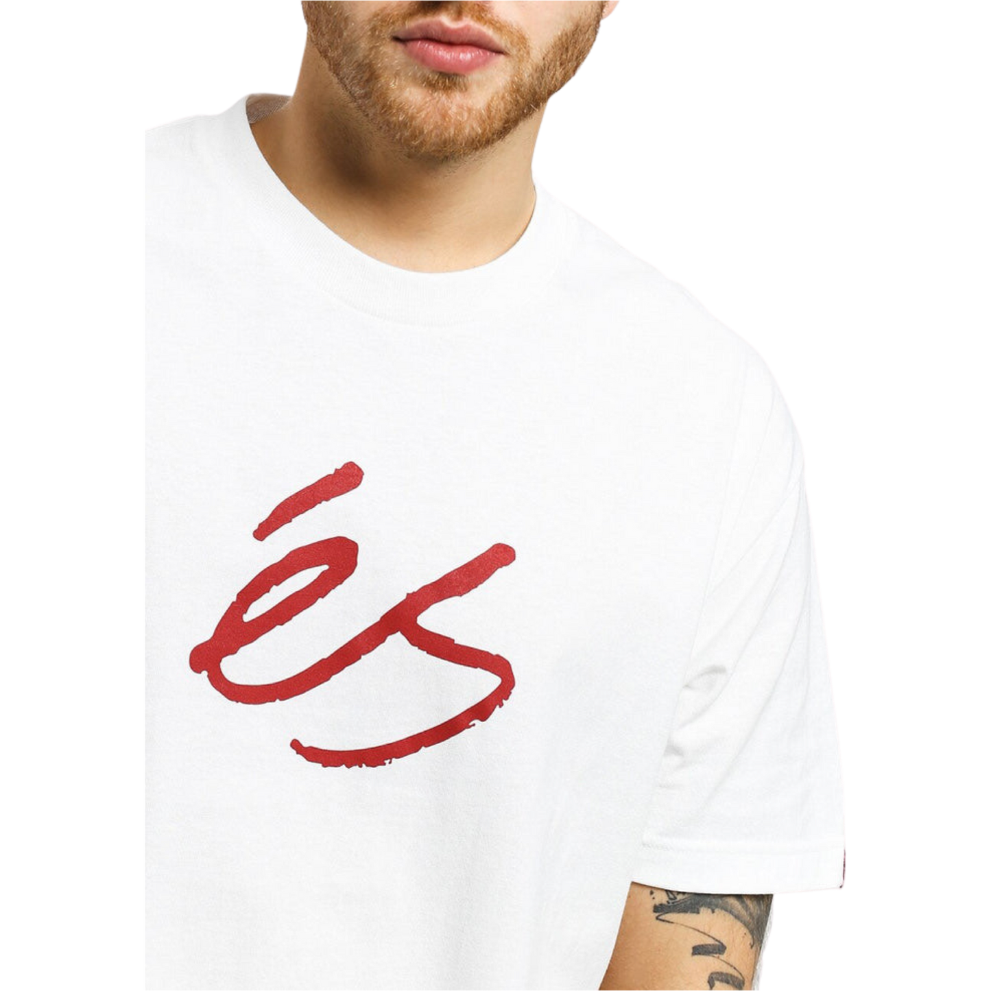 ES Script Tee White