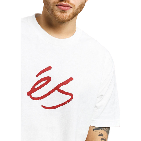 ES Script Tee White