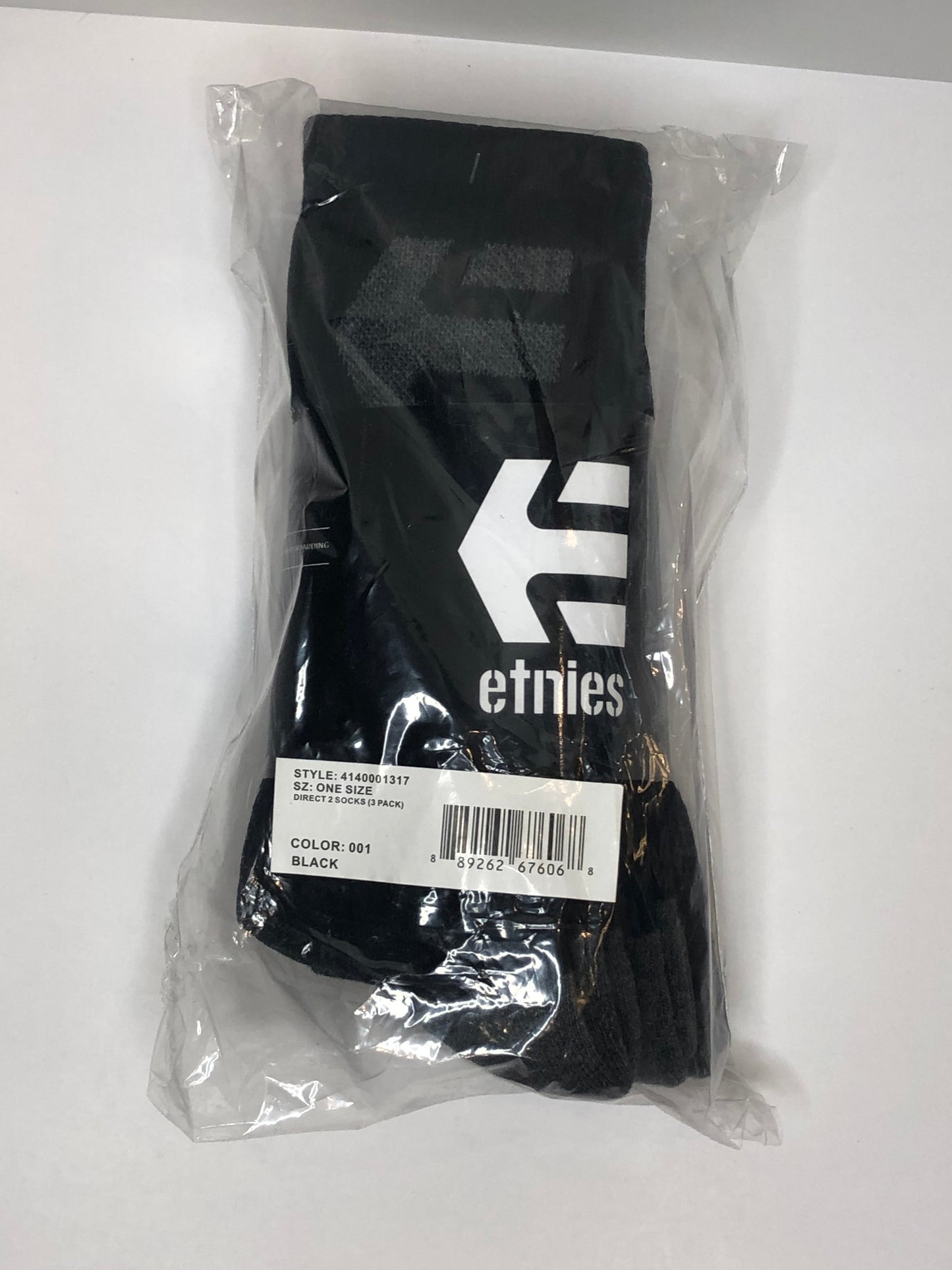 Etnies Direct 2 Socks (3 pack) Black