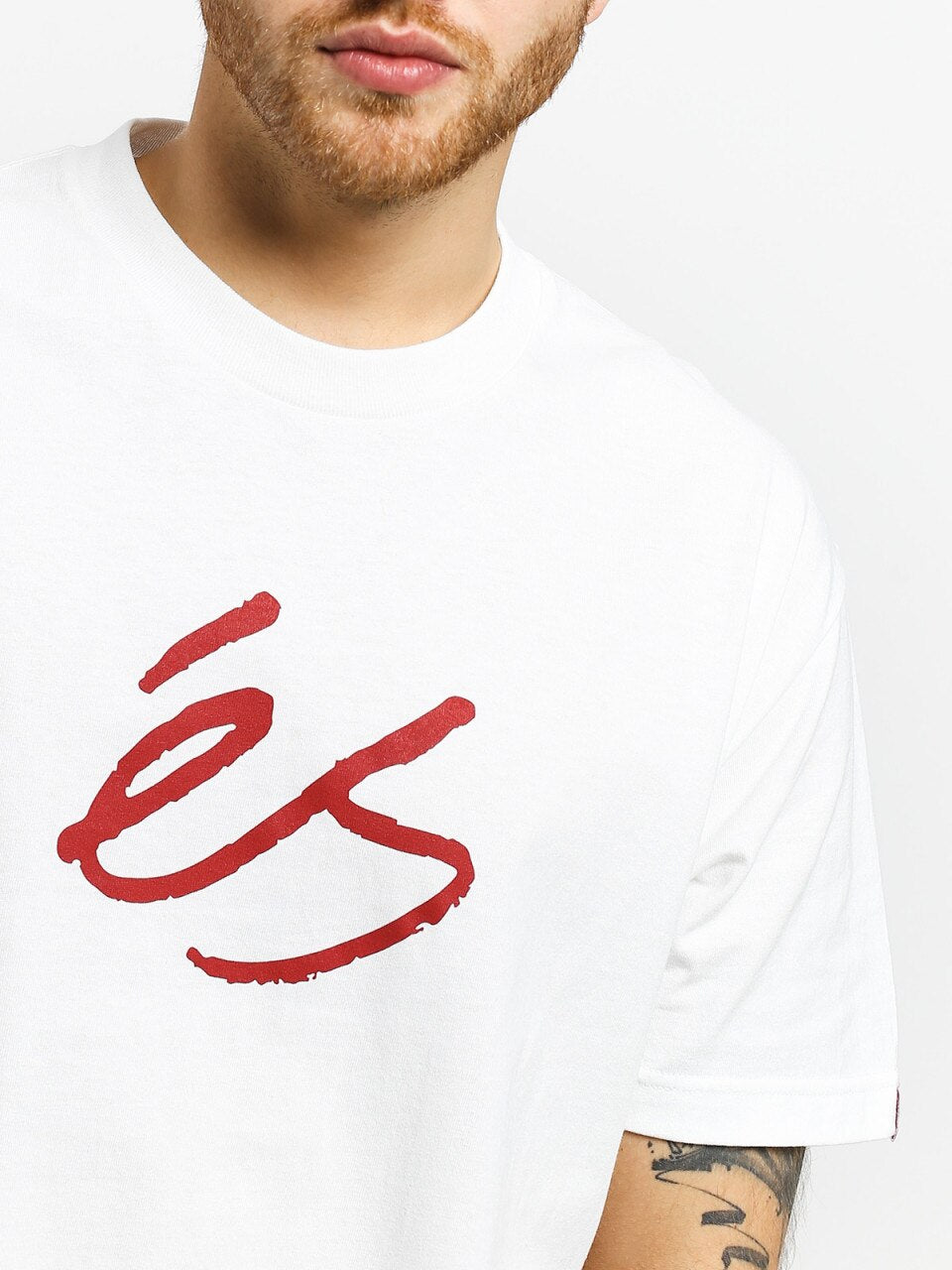 ES Script Tee White