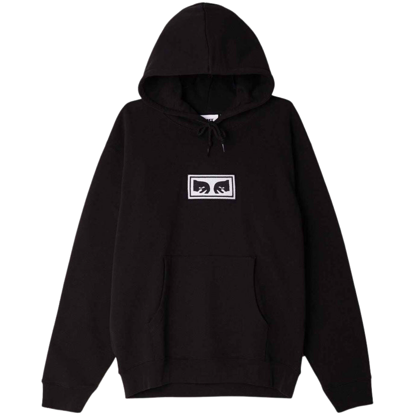 Obey Eyes Box Logo Embroidered Hoodie