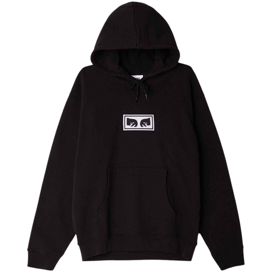 Obey Eyes Box Logo Embroidered Hoodie